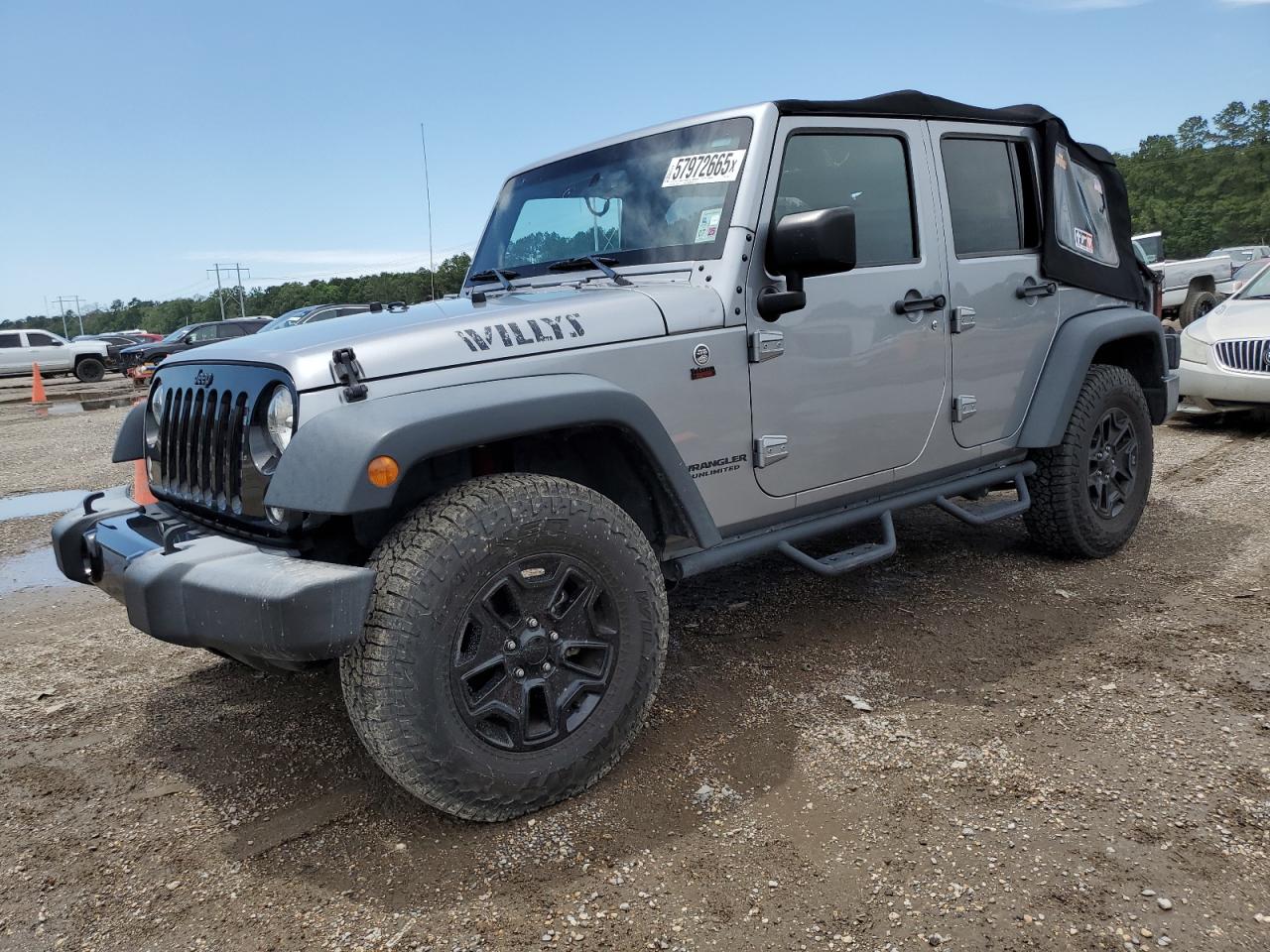 2016 Jeep Wrangler Unlimited Sport იყიდება Greenwell Springs-ში, LA - Top/Roof
