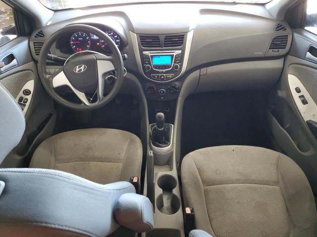  HYUNDAI ACCENT 2012 Czerwony