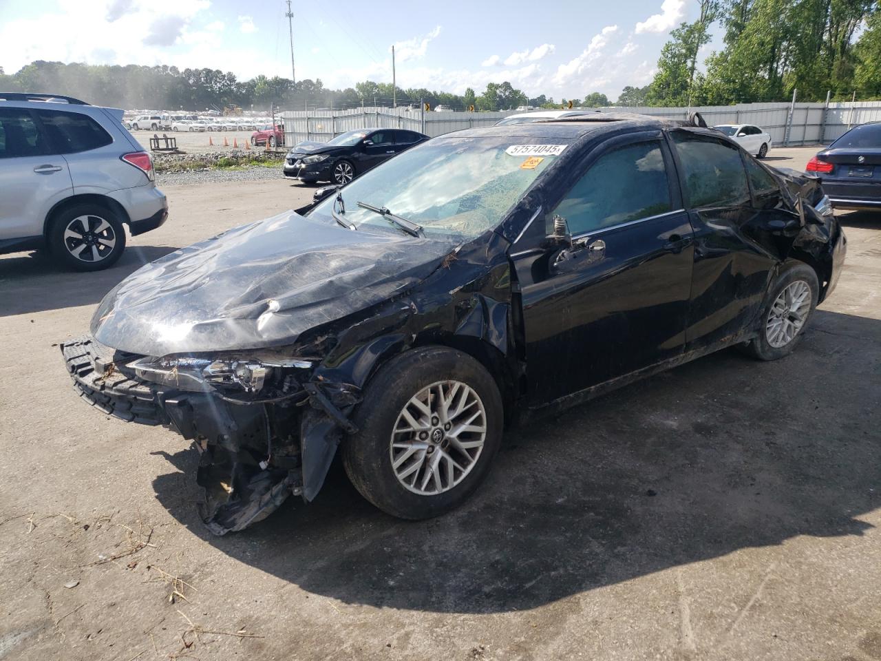 2017 Toyota Camry Le na sprzedaż w Dunn, NC - Rollover