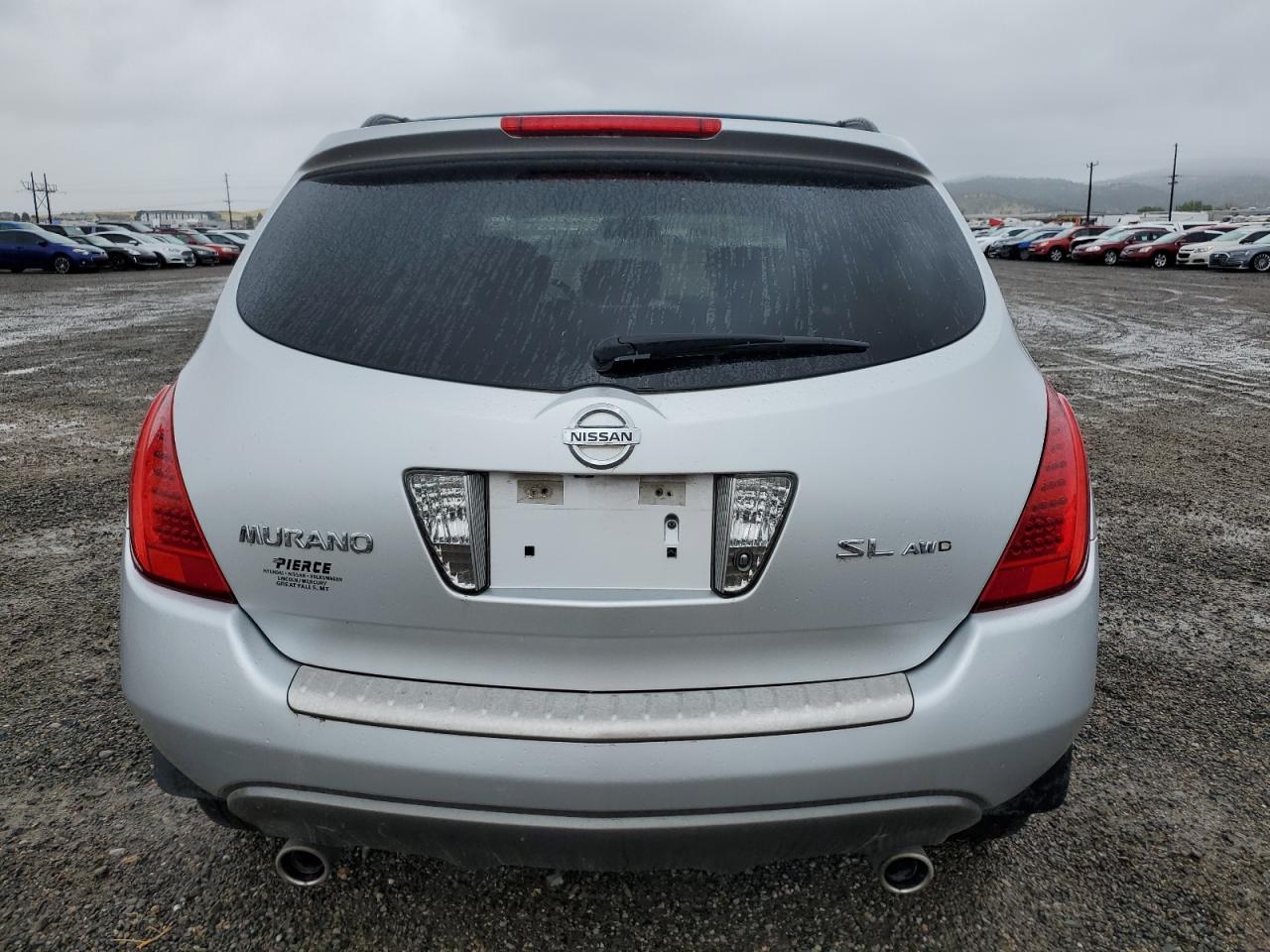 2006 Nissan Murano Sl VIN: JN8AZ08W06W549999 Lot: 55977965