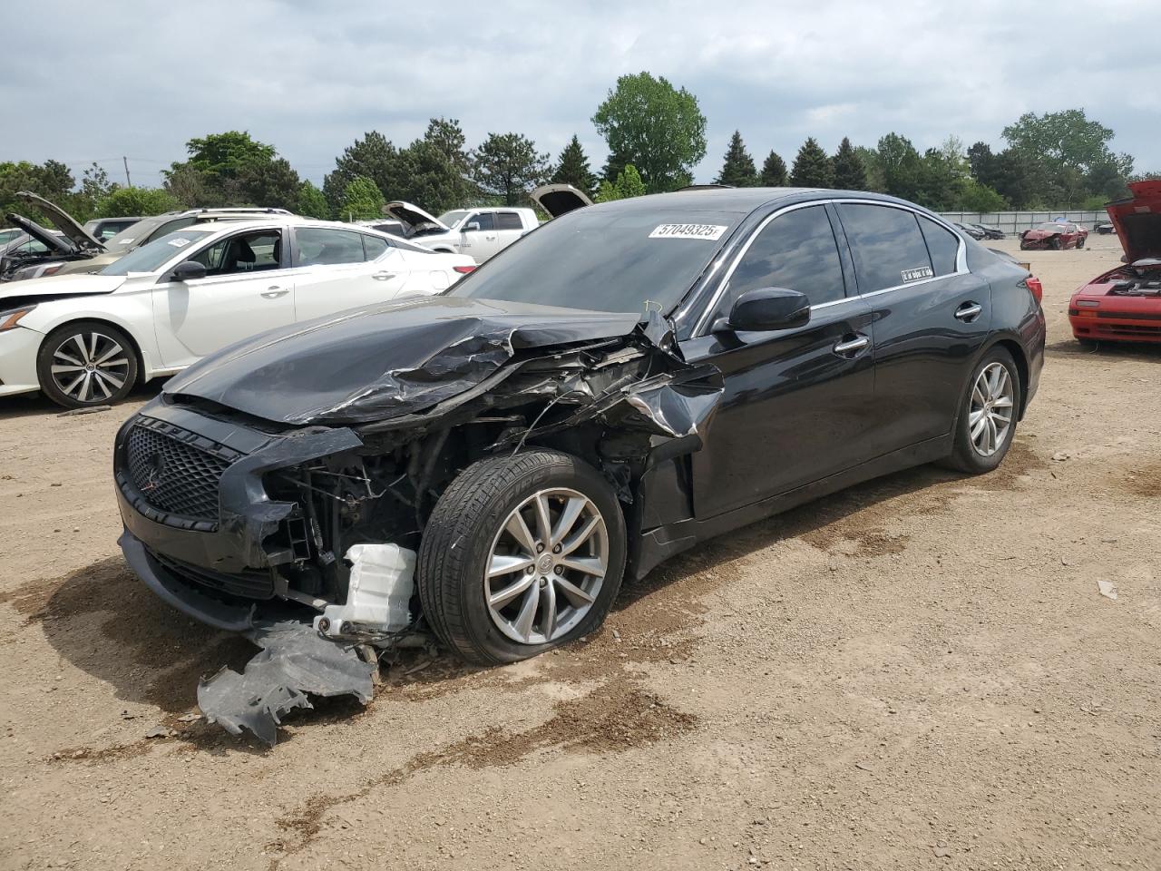 2015 Infiniti Q50 Base იყიდება Elgin-ში, IL - Front End