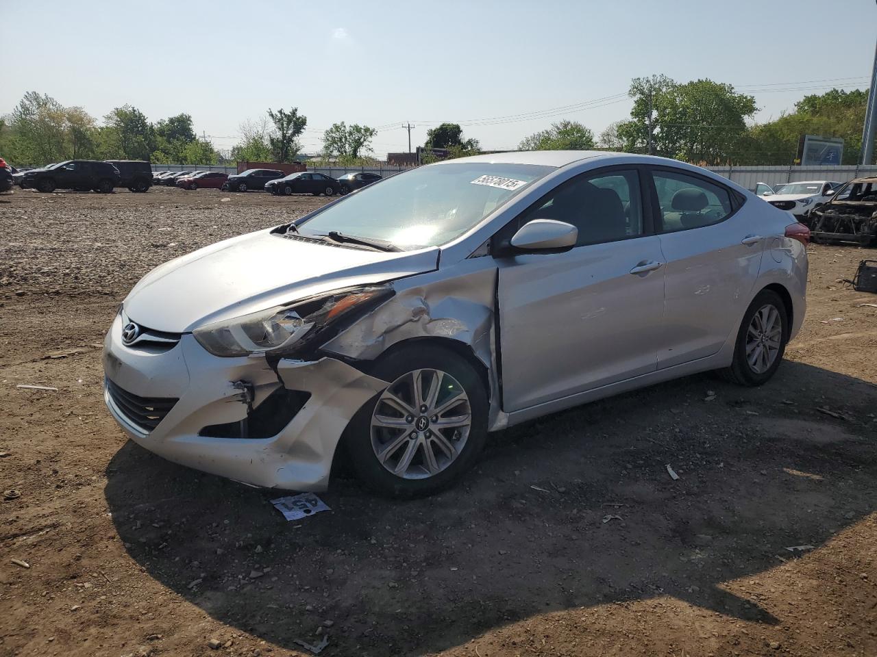 2014 Hyundai Elantra Se იყიდება Chicago Heights-ში, IL - Vandalism