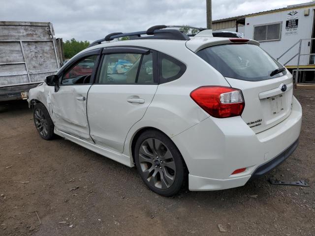 Crossovers SUBARU IMPREZA 2016 Biały