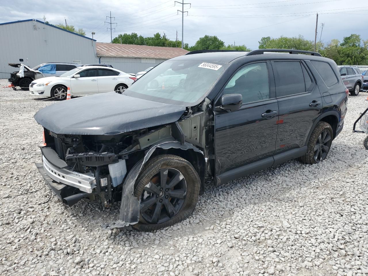 2025 Honda Pilot Black en Venta en Columbus, OH - Front End