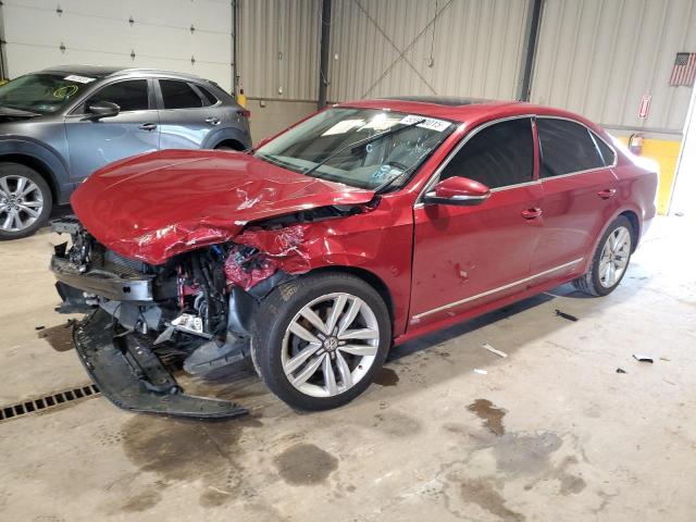  VOLKSWAGEN PASSAT 2017 Czerwony