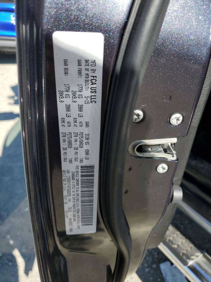 2015 Ram 1500 Laramie VIN: 1C6RR7VT4FS666856 Lot: 58083145