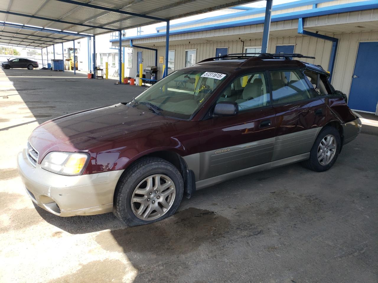 2000 Subaru Legacy Outback продається в Sacramento, CA - Rollover
