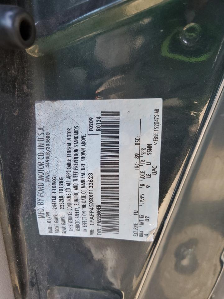 1999 Ford Mustang Gt VIN: 1FAFP45X8XF133623 Lot: 56319745