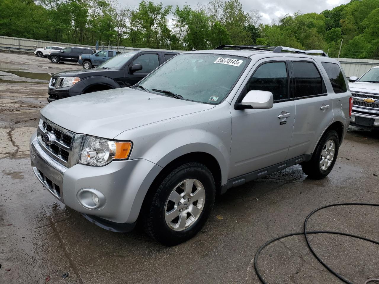 2012 Ford Escape Limited للبيع في Ellwood City، PA - Top/Roof