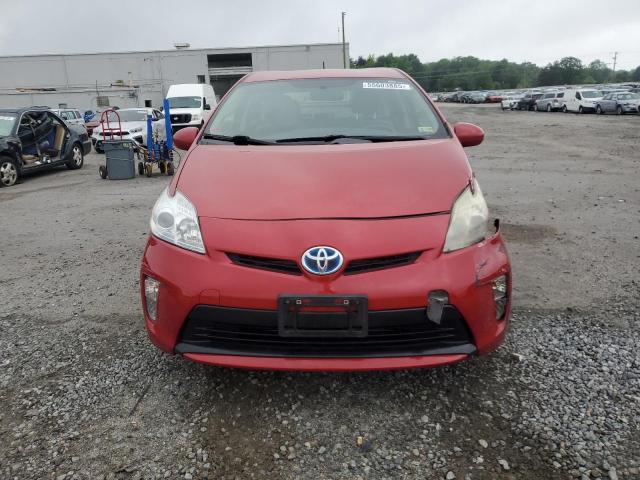 Hatchbacks TOYOTA PRIUS 2012 Red