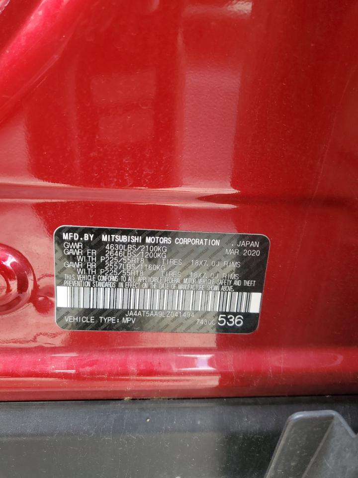 2020 Mitsubishi Eclipse Cross Se VIN: JA4AT5AA9LZ041494 Lot: 56968765