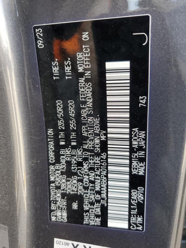 2023 Lexus Rz 450E VIN: JTJAAAAB6PA016146 Lot: 56974395