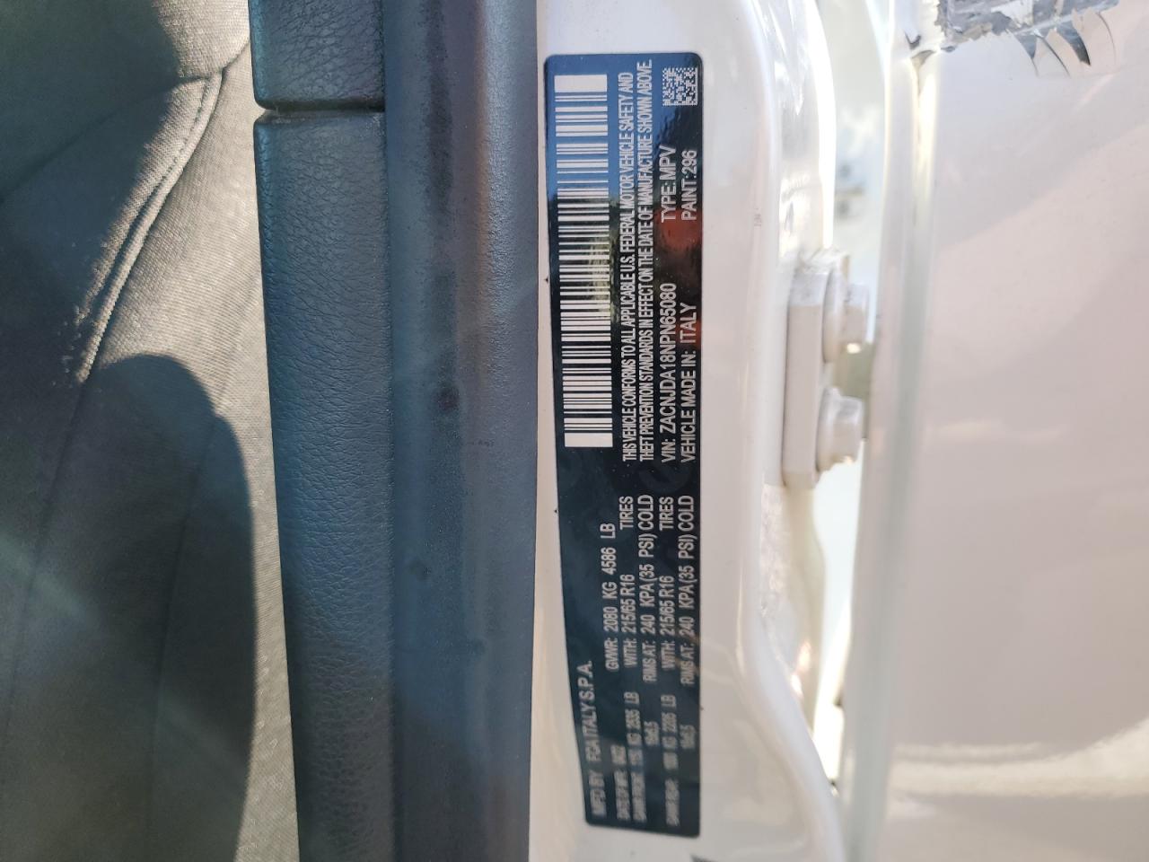 2022 Jeep Renegade Sport VIN: ZACNJDA18NPN65080 Lot: 56169995