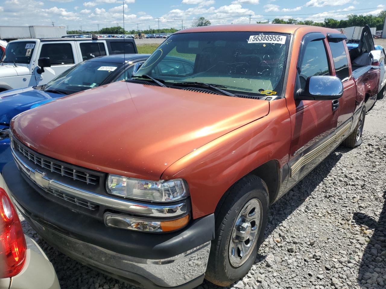 2001 Chevrolet Silverado C1500 de vânzare în Lebanon, TN - Rear End