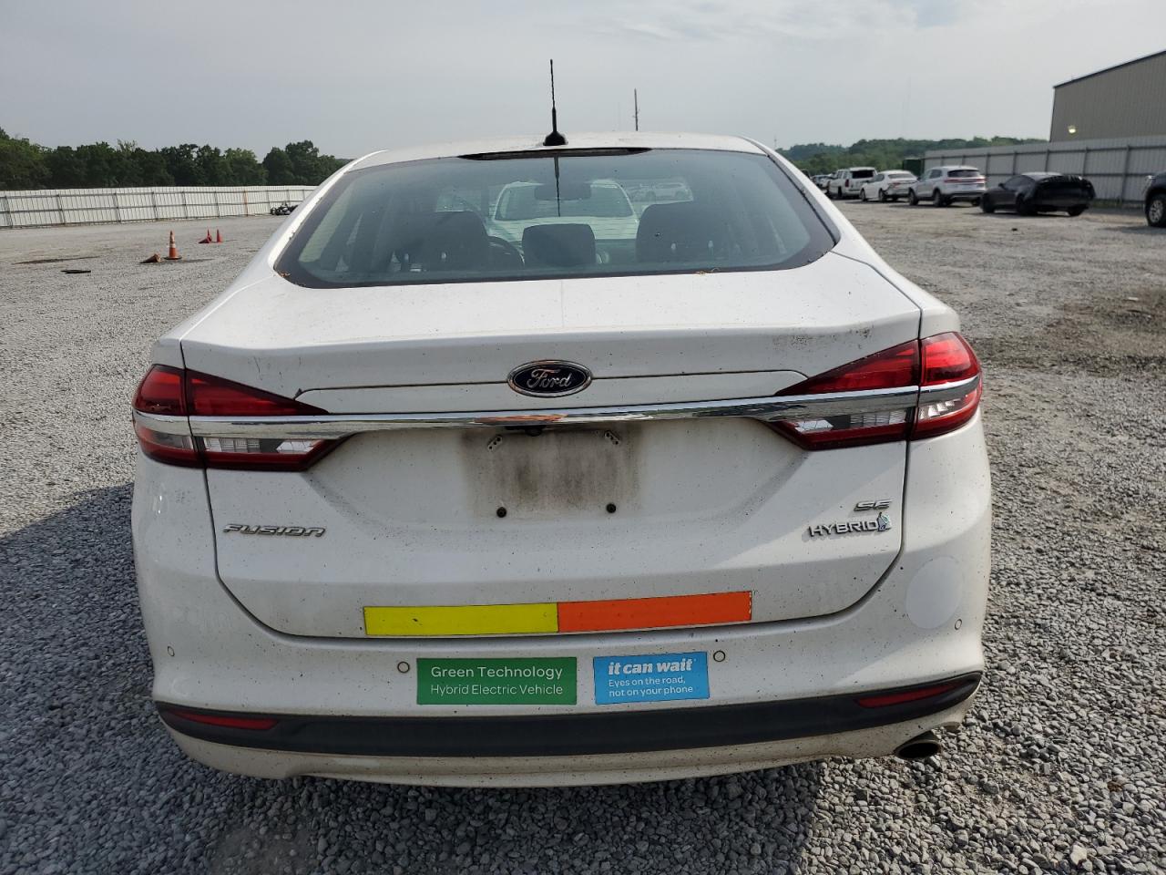 2018 Ford Fusion Se Hybrid VIN: 3FA6P0LU7JR171792 Lot: 54043025