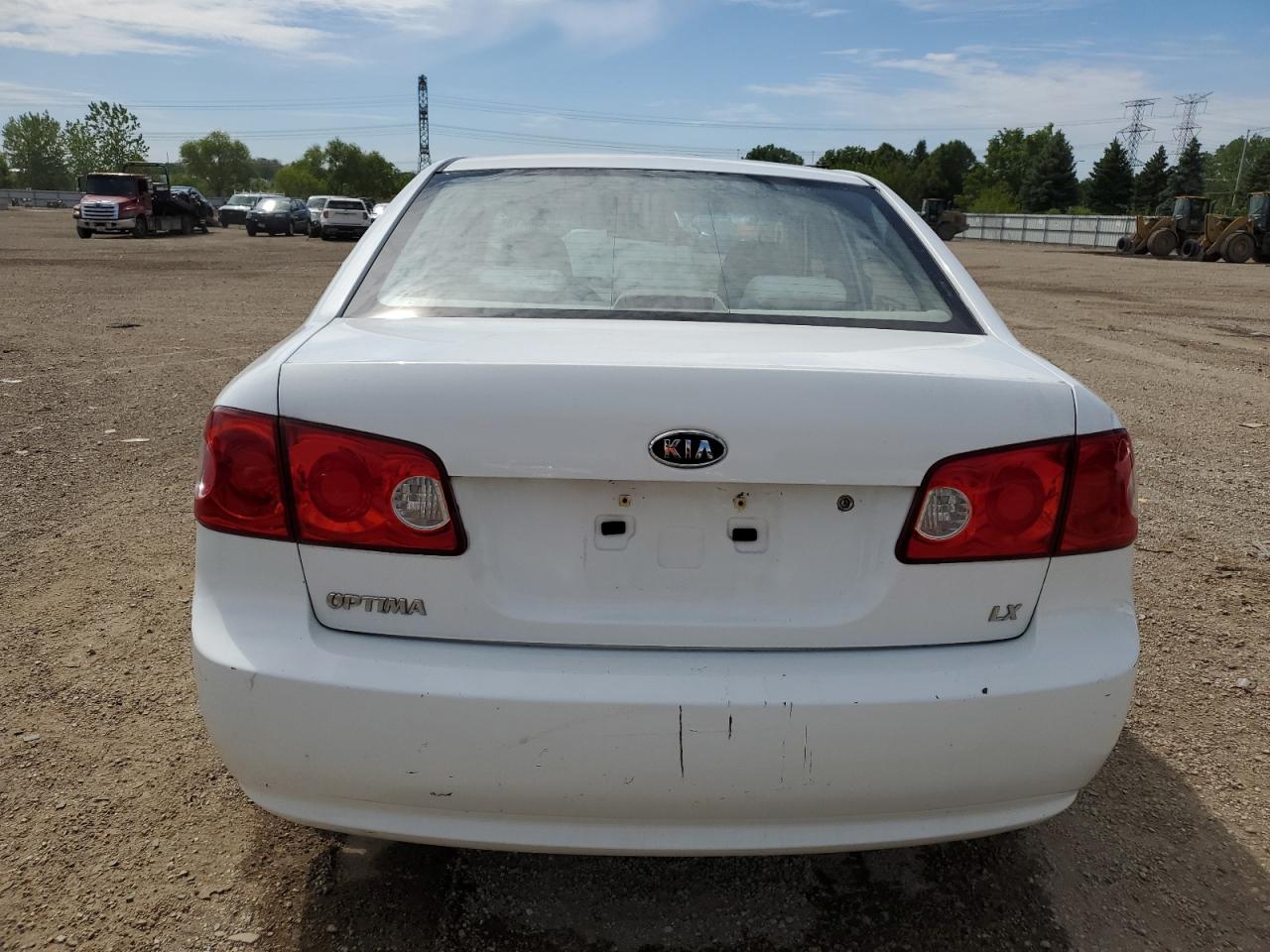 2007 Kia Optima Lx VIN: KNAGE123875097620 Lot: 58494185