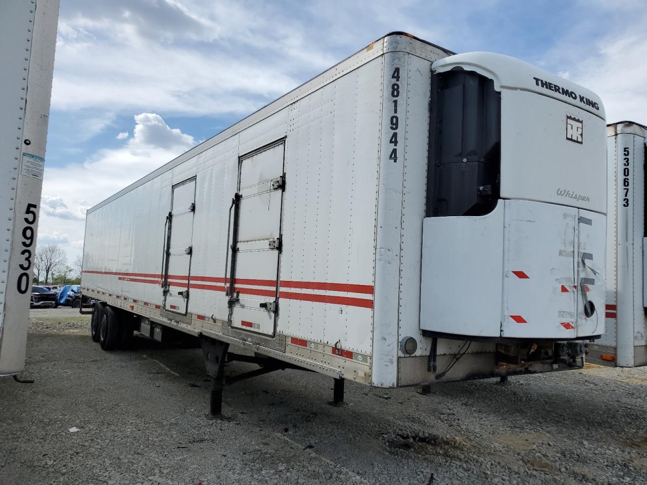 2013 Utility Vs2Ra Refrigerated Van Trailer en Venta en Cicero, IN - Minor Dent/Scratches