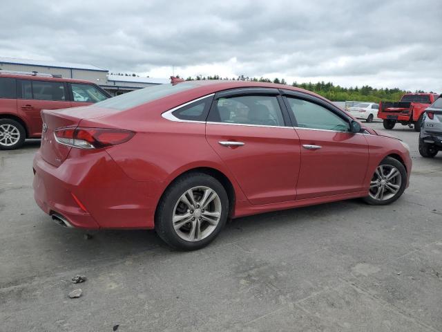  HYUNDAI SONATA 2018 Czerwony