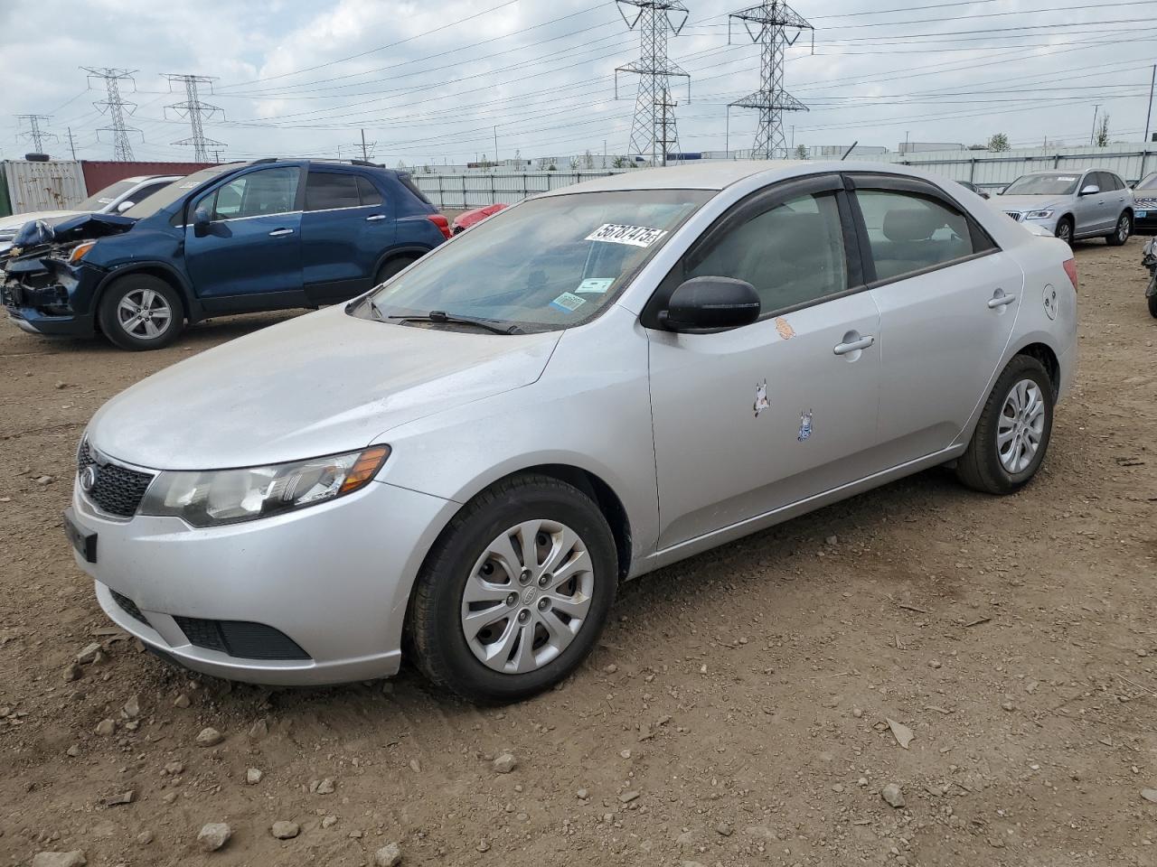 2011 Kia Forte Ex de vânzare în Elgin, IL - Side