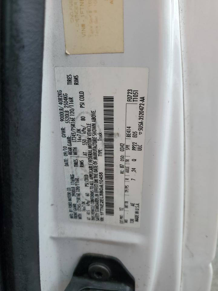 2011 Ford Econoline E250 Van VIN: 1FTNE2EL5BDA10458 Lot: 56376855