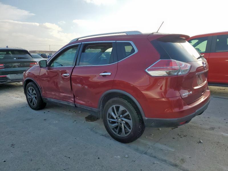  NISSAN ROGUE 2016 Czerwony