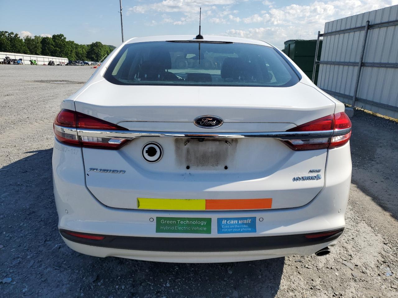2017 Ford Fusion Se Hybrid VIN: 3FA6P0LUXHR409211 Lot: 54027325