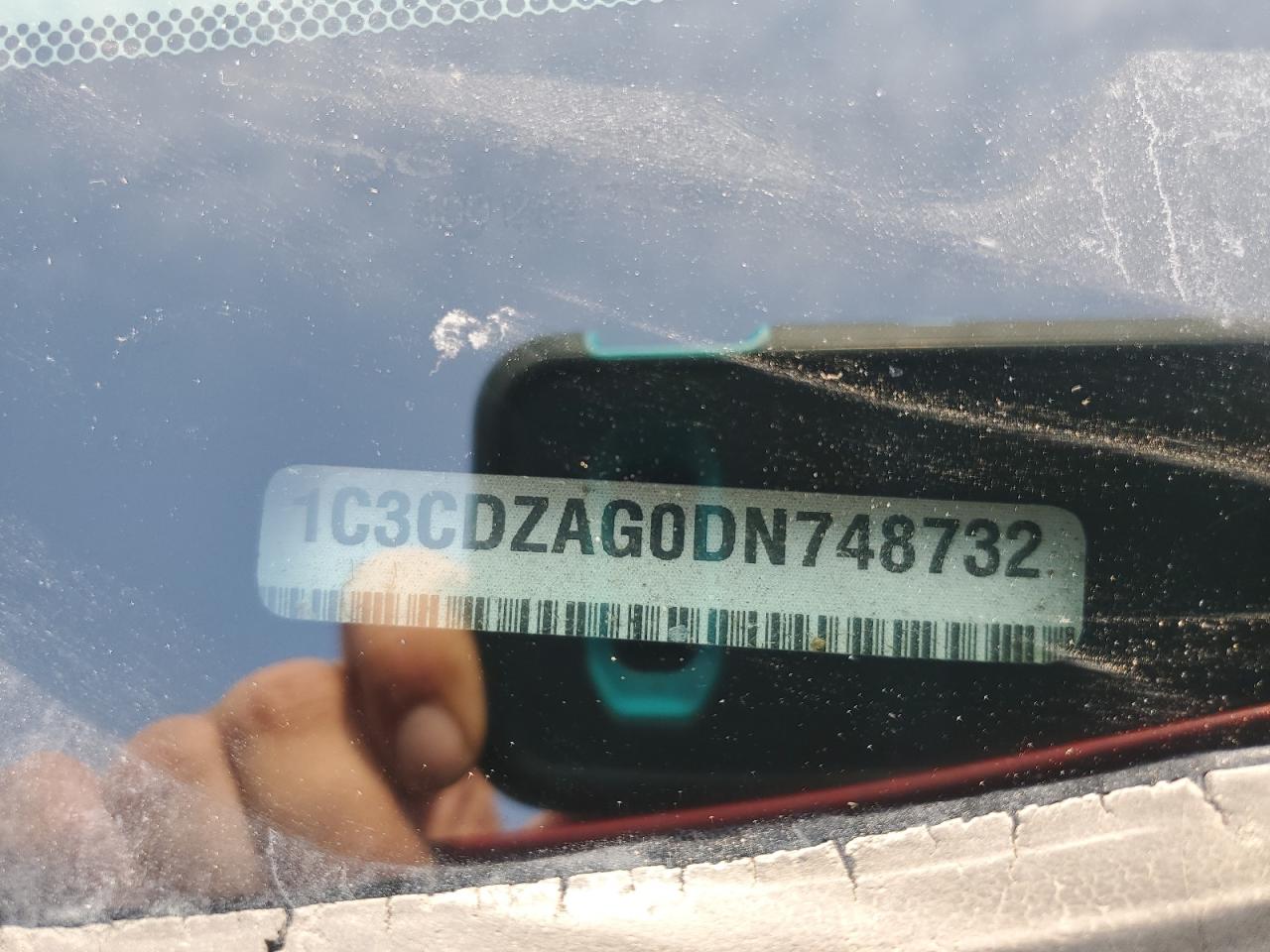 2013 Dodge Avenger Se VIN: 1C3CDZAG0DN748732 Lot: 58726805