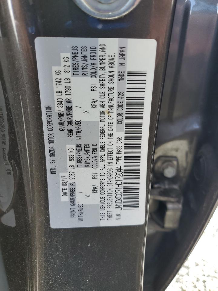 2017 Mazda Cx-3 Touring VIN: JM1DKDC71H0172044 Lot: 56465125