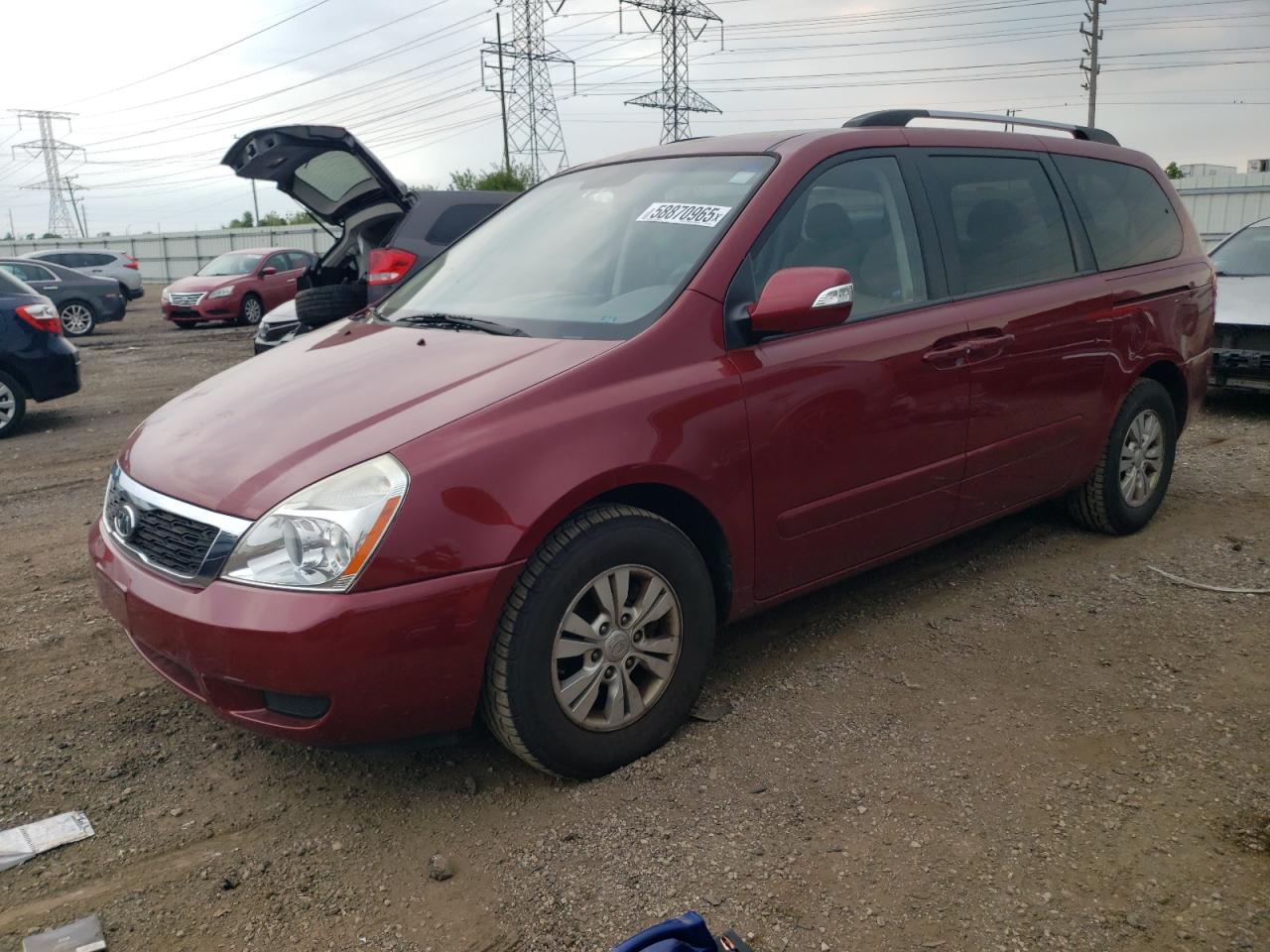 2011 Kia Sedona Lx იყიდება Elgin-ში, IL - Minor Dent/Scratches