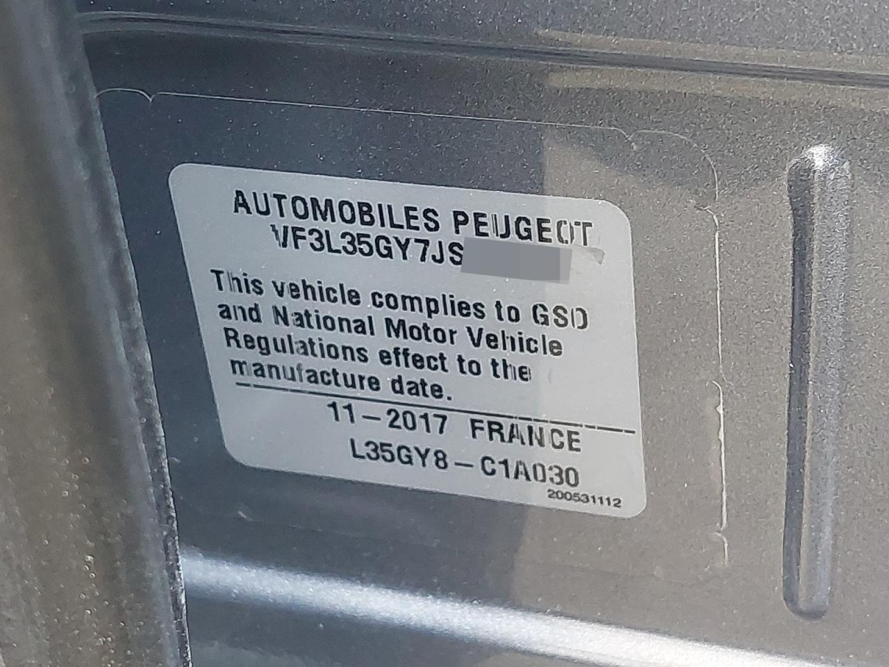 PEUGEOT 308 2018 VF3L35GY7JS035322 Photo 11