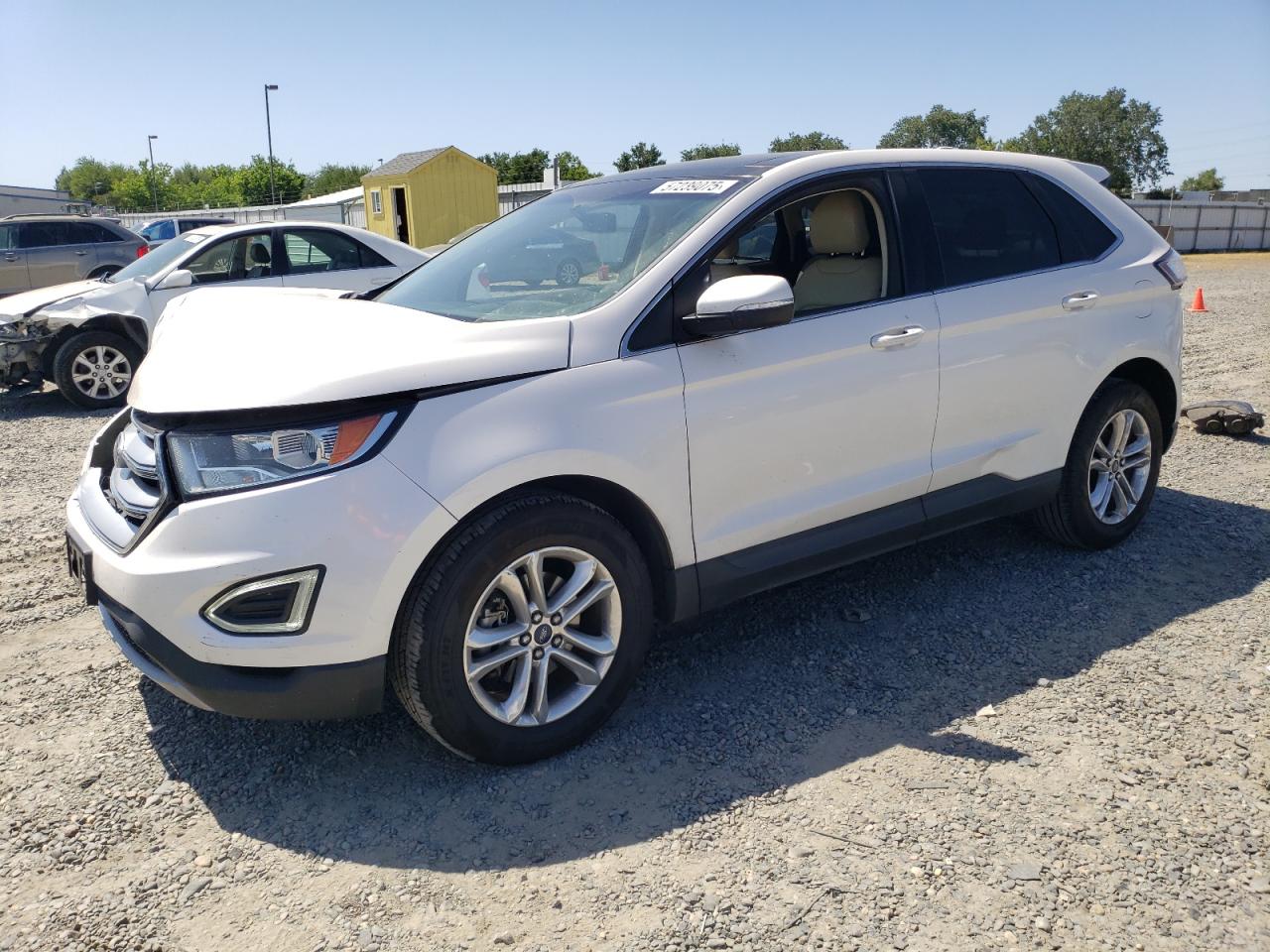 2017 Ford Edge Sel للبيع في Sacramento، CA - Front End