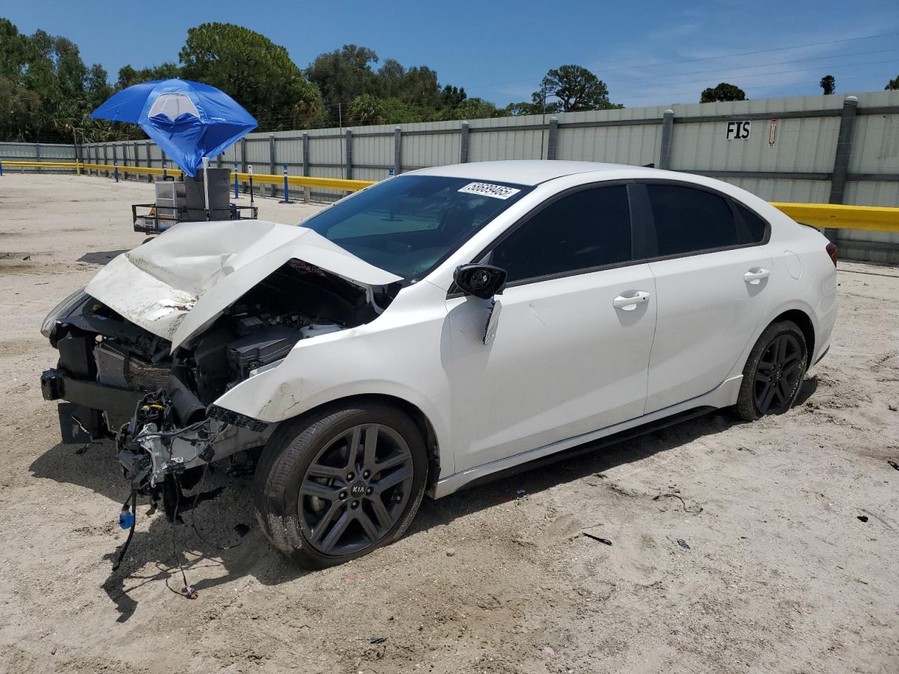 2021 Kia Forte Gt Line de vânzare în Fort Pierce, FL - Front End
