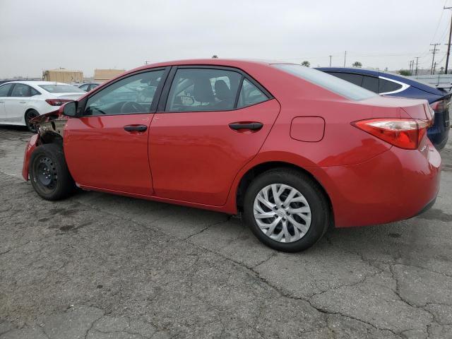  TOYOTA COROLLA 2018 Red