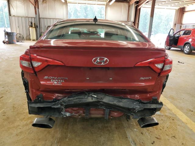  HYUNDAI SONATA 2017 Red