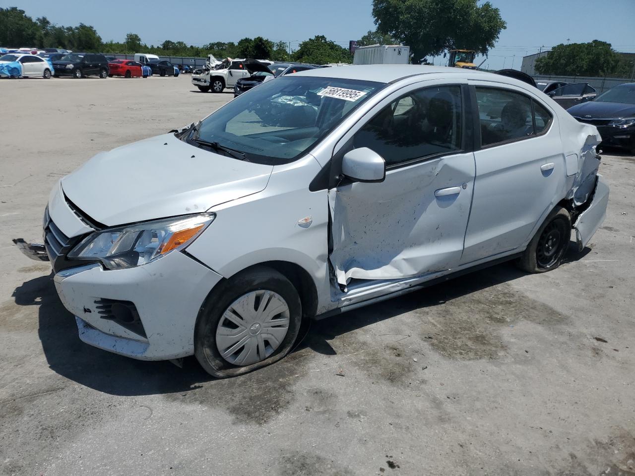 2021 Mitsubishi Mirage G4 Es იყიდება Orlando-ში, FL - All Over