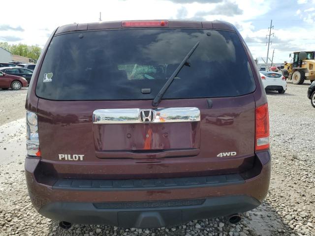  HONDA PILOT 2014 Бордовый