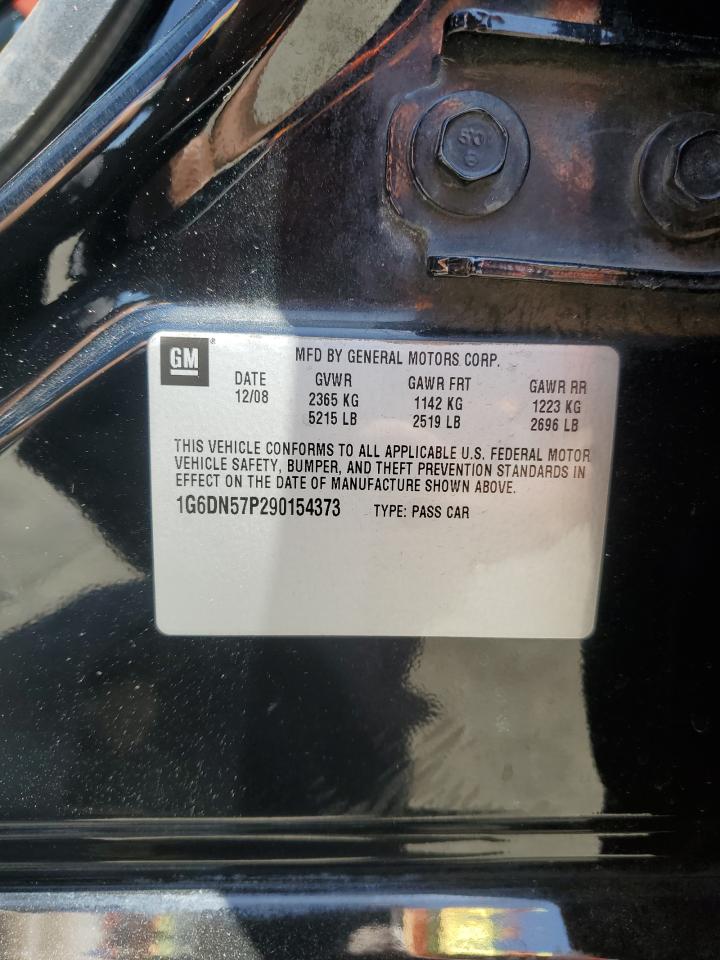 2009 Cadillac Cts-V VIN: 1G6DN57P290154373 Lot: 57357325