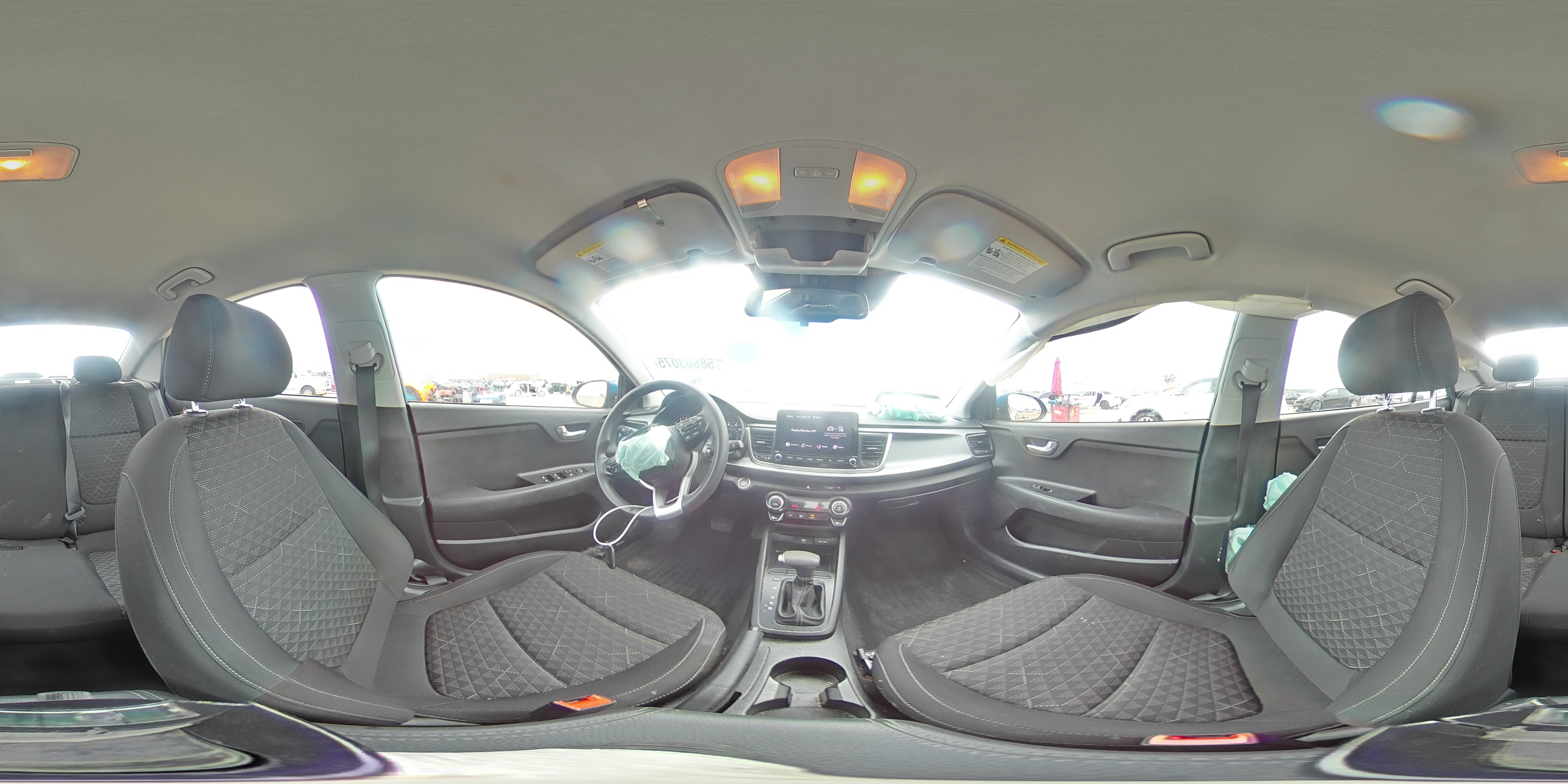 2022 Kia Rio Lx VIN: 3KPA24AD2NE506855 Lot: 58603075