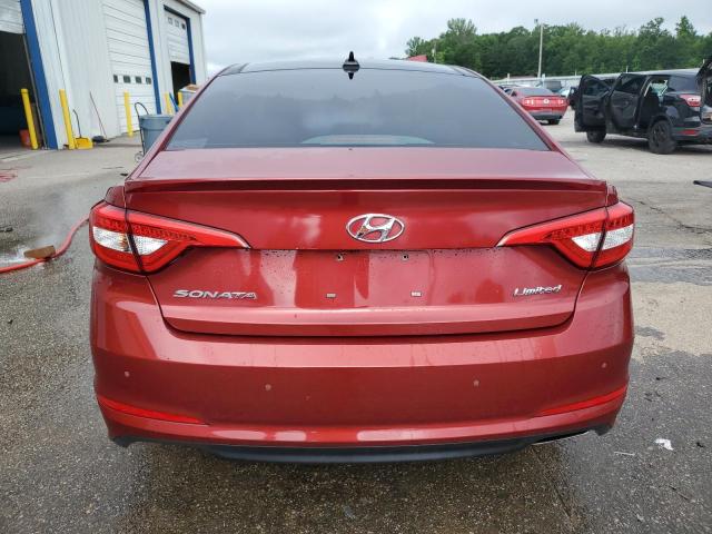  HYUNDAI SONATA 2015 Красный