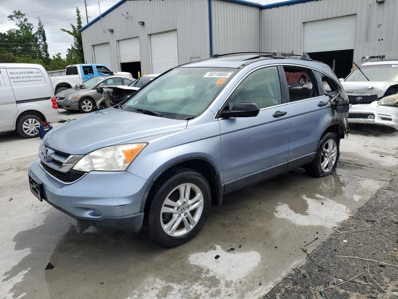 2011 Honda Cr-V Ex en Venta en Savannah, GA - Burn