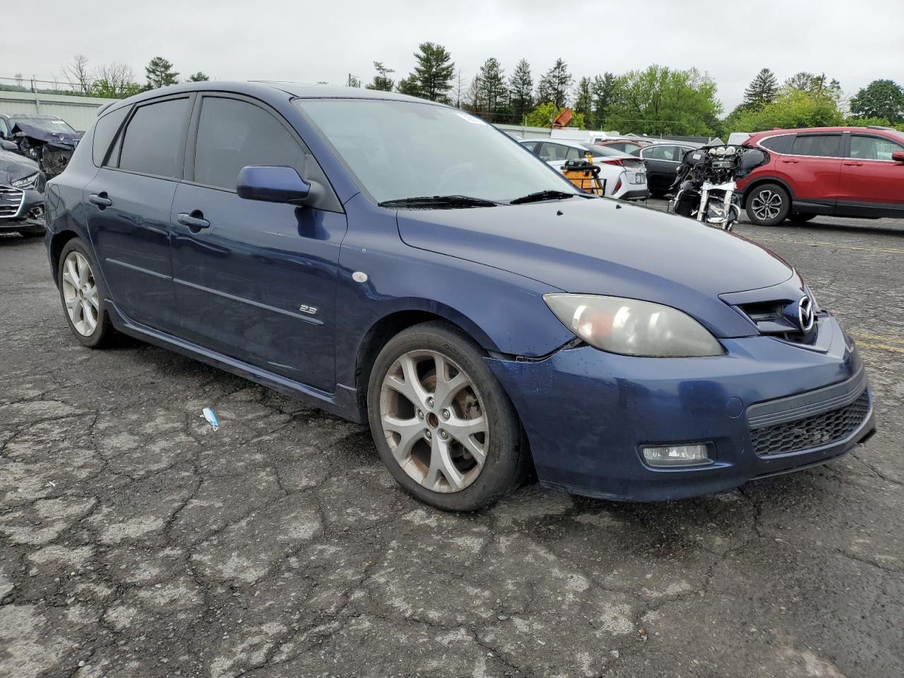 2008 MAZDA MAZDA3 with FRONT END damage, VIN JM1BK344981101125