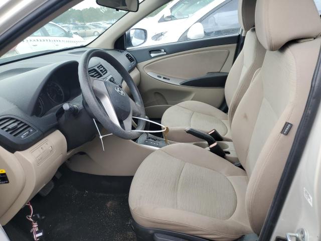Sedans HYUNDAI ACCENT 2016 tan