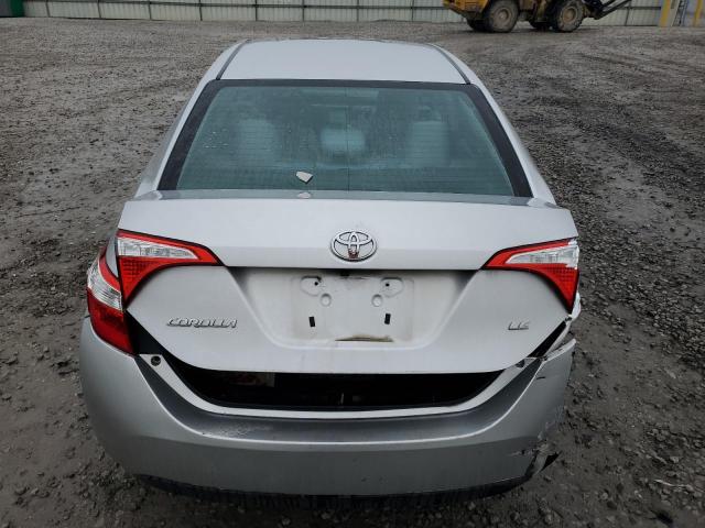  TOYOTA COROLLA 2016 Silver
