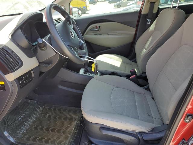 Sedans KIA RIO 2014 Red