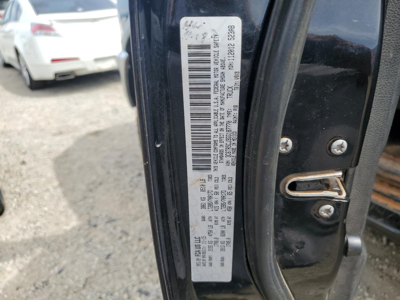2016 Ram 2500 St VIN: 3C6TR5CJ3GG187770 Lot: 56230815