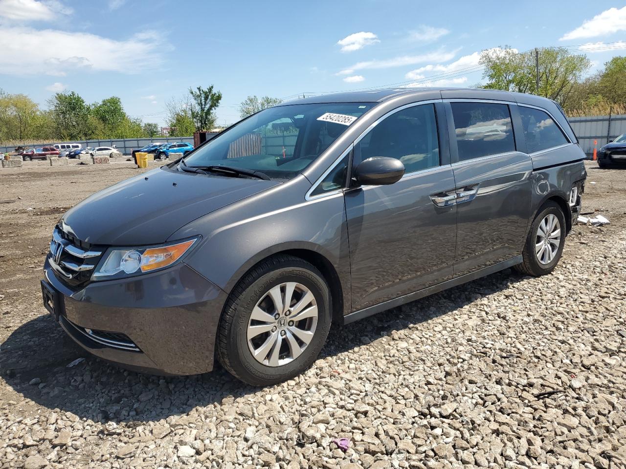 2015 Honda Odyssey Exl zu verkaufen in Chicago Heights, IL - Rear End