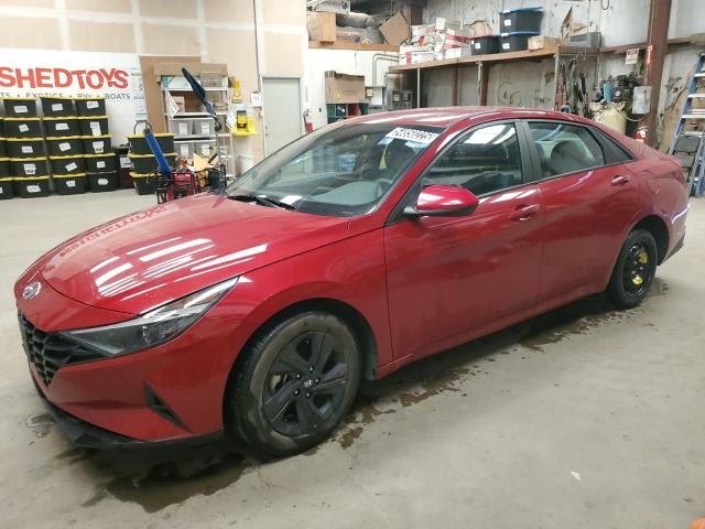  HYUNDAI ELANTRA 2021 Czerwony