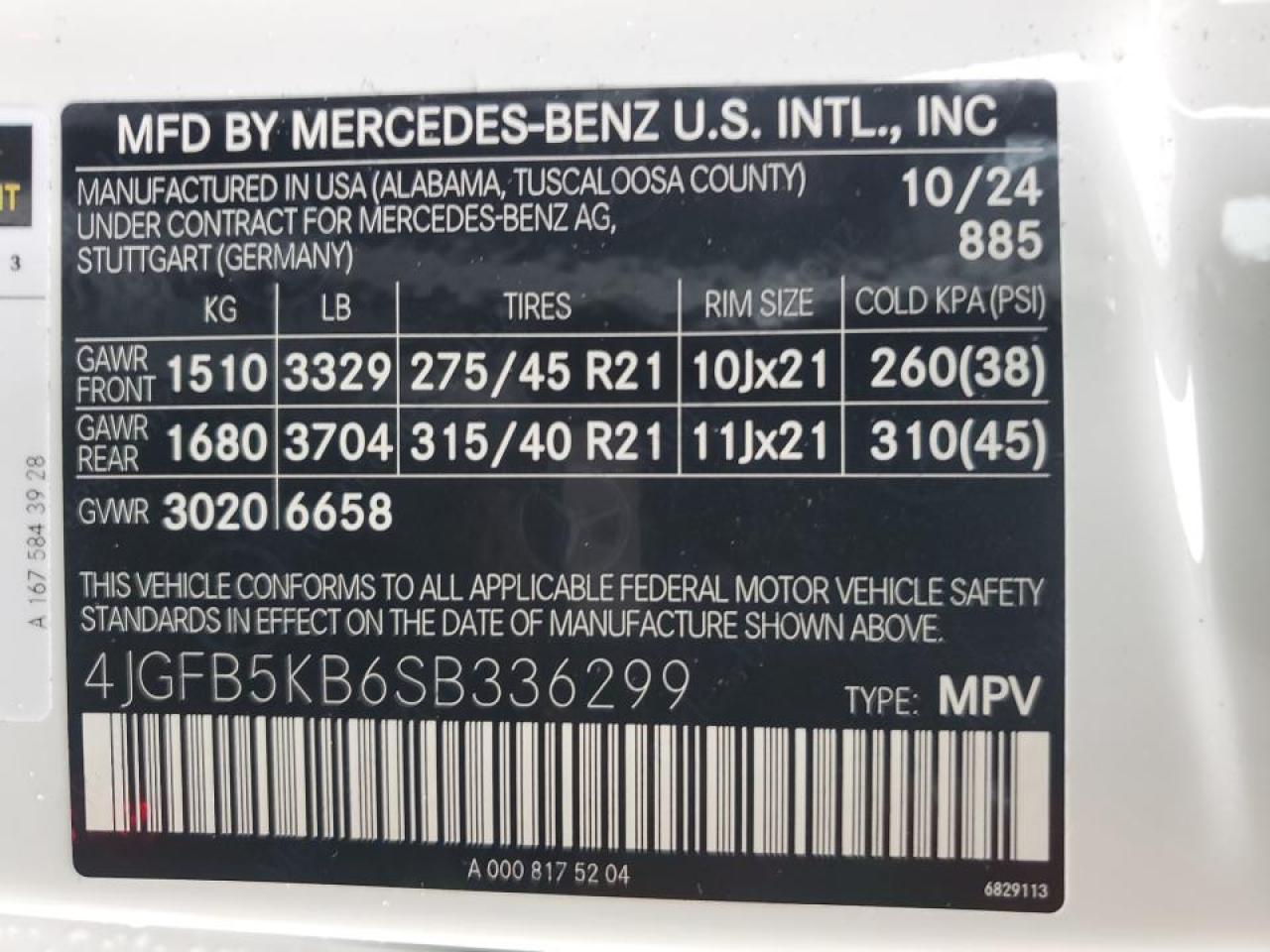 4jgfb5kb6sb336299 4JGFB5KB6SB336299 2025 Mercedes-Benz Gle 450 4Matic