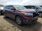 2015 Toyota Highlander Le en Venta en Lansing, MI - Front End