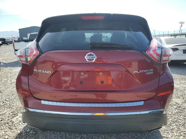  NISSAN MURANO 2015 Red